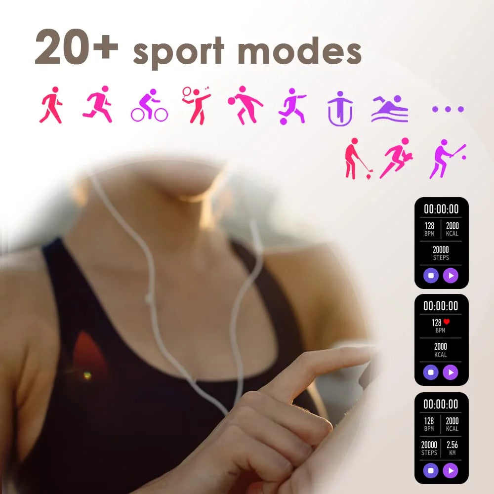 Silver Smart Watch for Women Z708