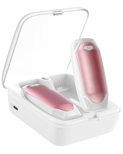 2 Pack 14000mAh Rechargeable Electric Hand Warmers with Charging Case E7436