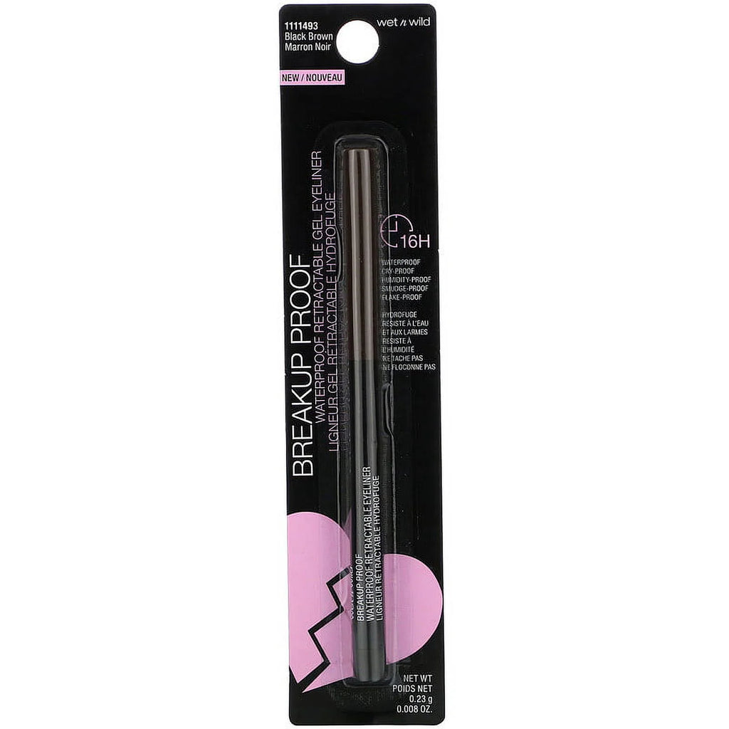 Black Brown Retractable Gel Eyeliner, 0.008 oz Pack of 3 I558540