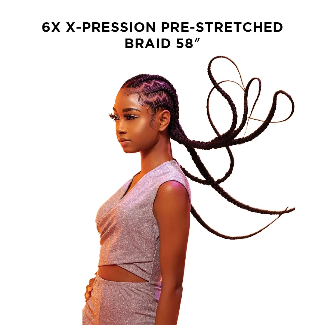 1B Off Black Jumbo Braid Hair 58” N52196