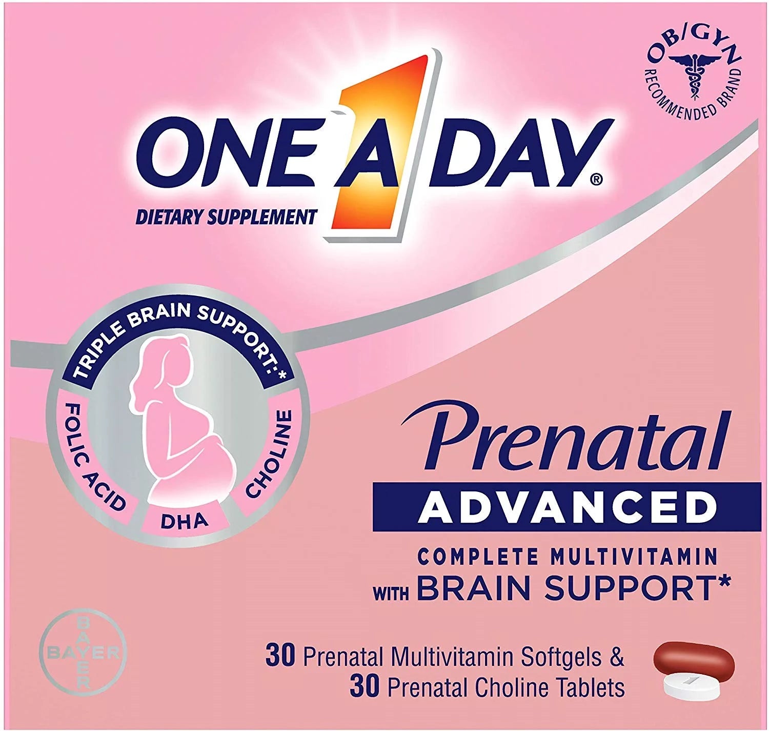 Womens Prenatal 30+30 ct Pack of 4 W322704
