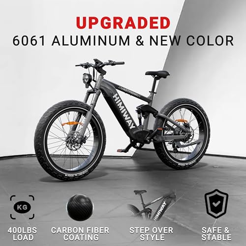 26"x4.8" 750W Electric Mountain Bike with Four-Bar Linkage Suspension K1675