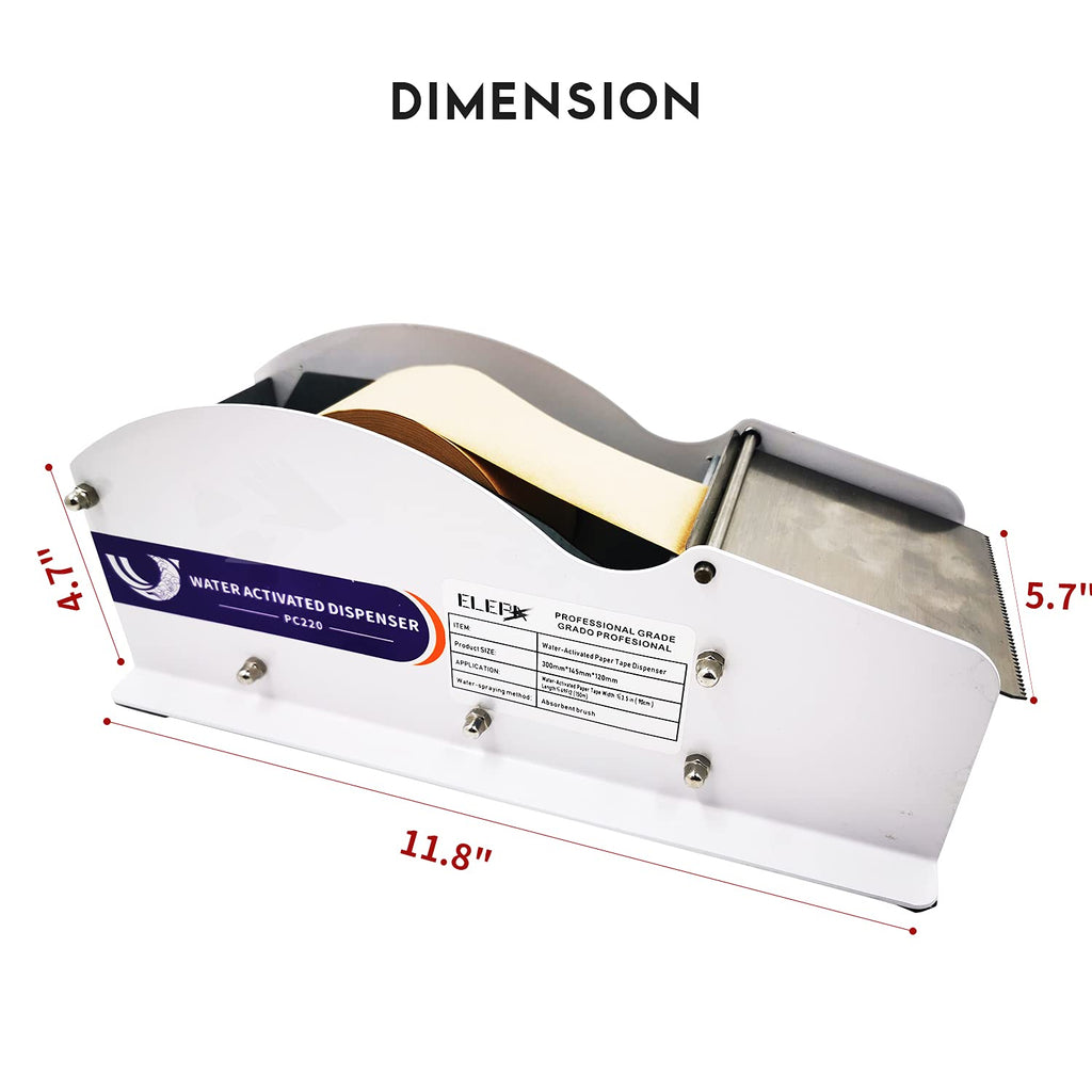 Manual Kraft Tape Dispenser, 3.5-Inch Wide K857243