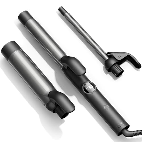 3 in 1 Ceramic Hair Curler 1/2, 1, 1 1/2 Inch L94191