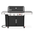 4-Burner Natural Gas Grill in Black with Side Burner M489408