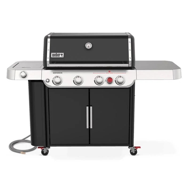 4-Burner Natural Gas Grill in Black with Side Burner M489408