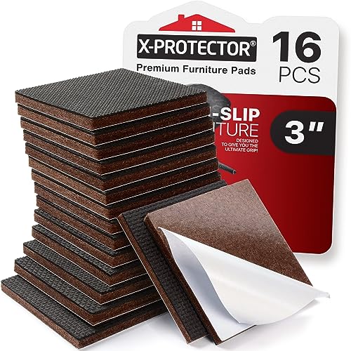 32 PCS 2" Round Self-Adhesive Rubber Furniture Pads O7630