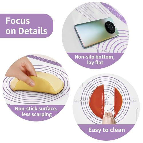 Non Stick Silicone Baking Mat with Measurement M16303