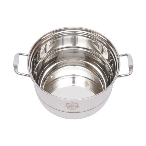 5 layers Stainless Steel Steamer Cooker Pot with Glass Lid D52037