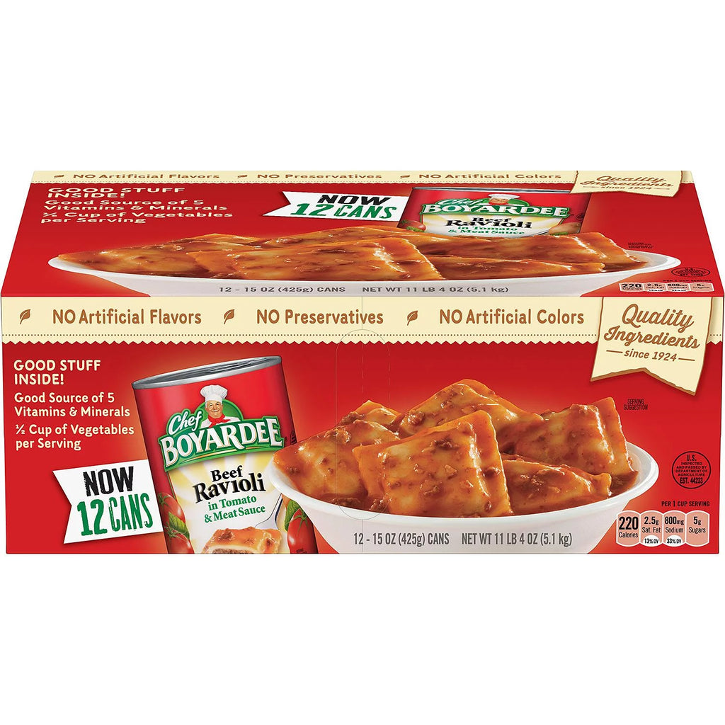 15 Ounce Can Beef Ravioli (Pack of 12) Y7226