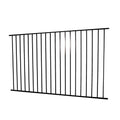 Black Steel Decorative Fence Panel X496