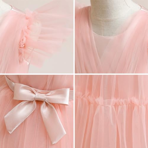 Tulle Gown Girls Long Princess Dress V642