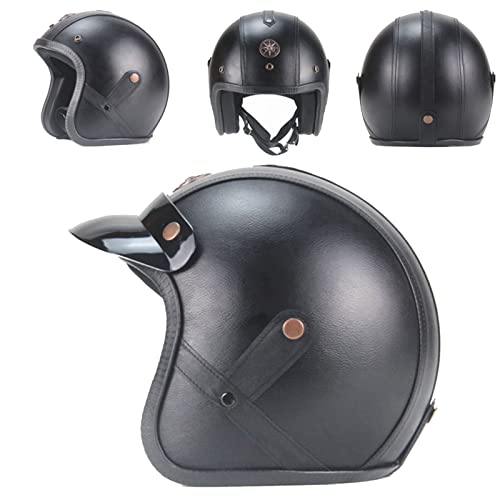 3/4 Open Face Motorcycle Helmet with Removable Lining C780
