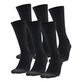 Black Men's Size 8-12 Sweat Wicking Socks O498228