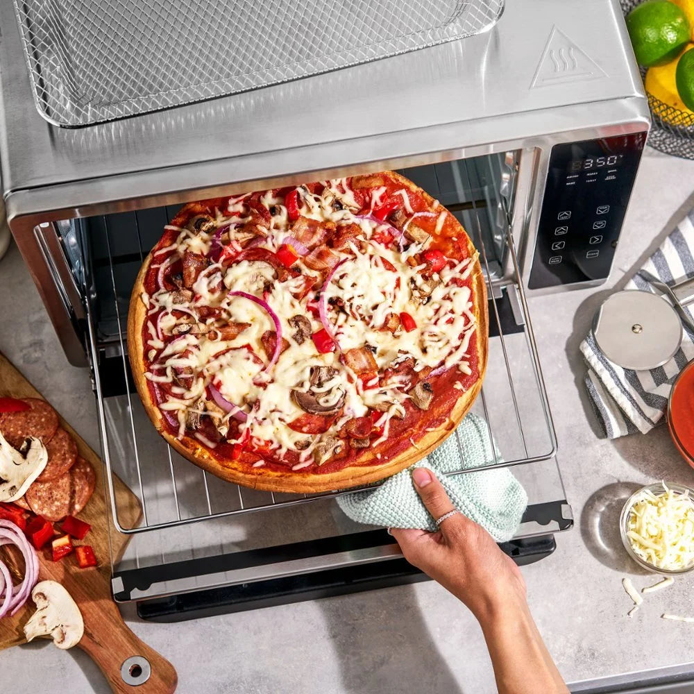 6-Slice Air Fryer Toaster Oven with Rotisserie Stainless Steel S4049