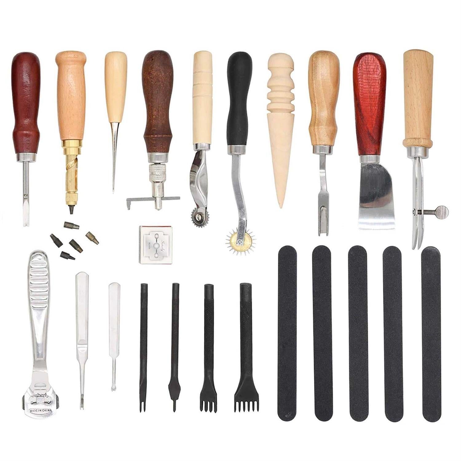 18 Pcs Leather Stitching Working Tools Kit T612