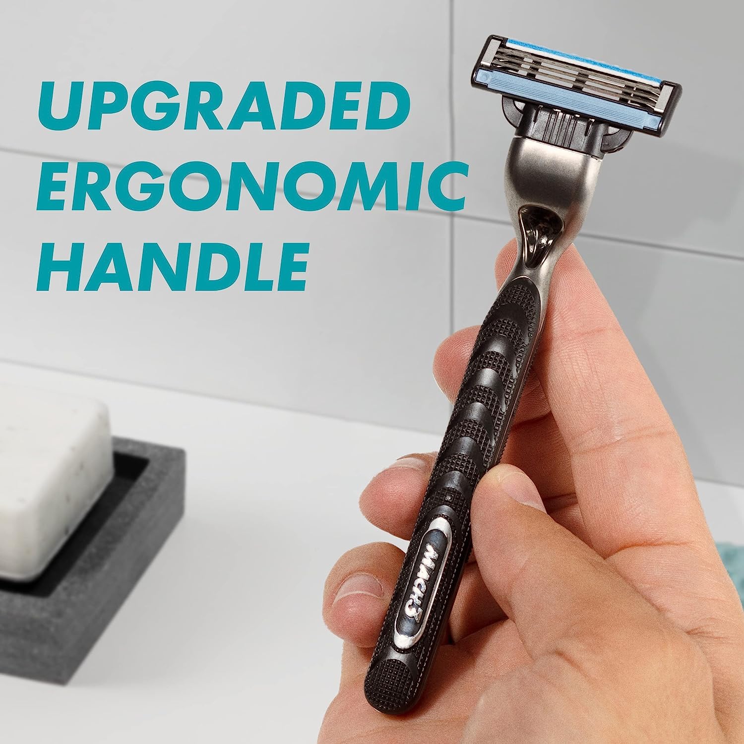 Mach3 Razor Handle + 5 Blade Refills O19361