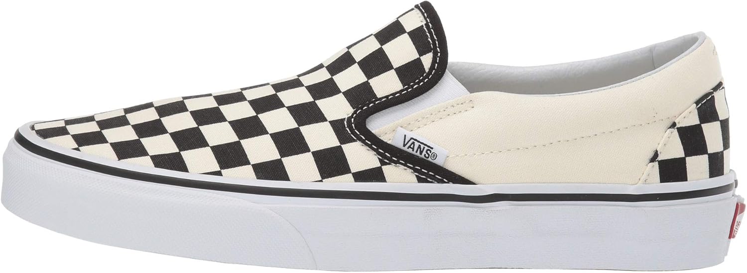 Classic Slip-On Checkerboard Black White Size 10.5 Women 9 Men W84402