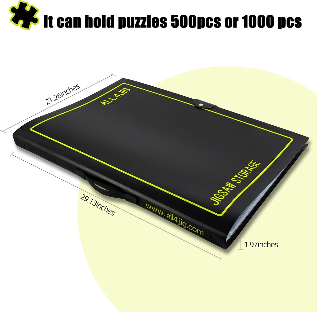 Puzzle Storage Folder Holds 20 Puzzles, HD Film Pockets D9696