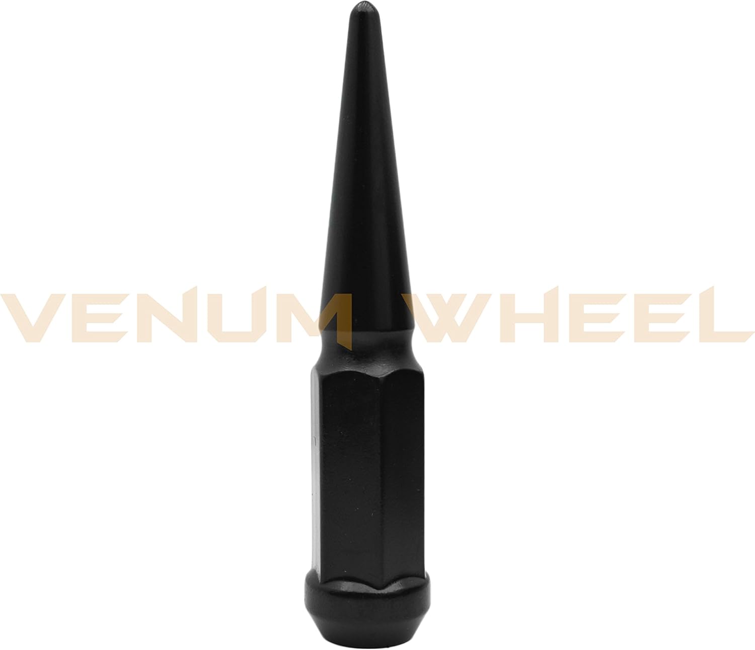 20 Pc Black Solid Metal Lug Nuts with Key U792462
