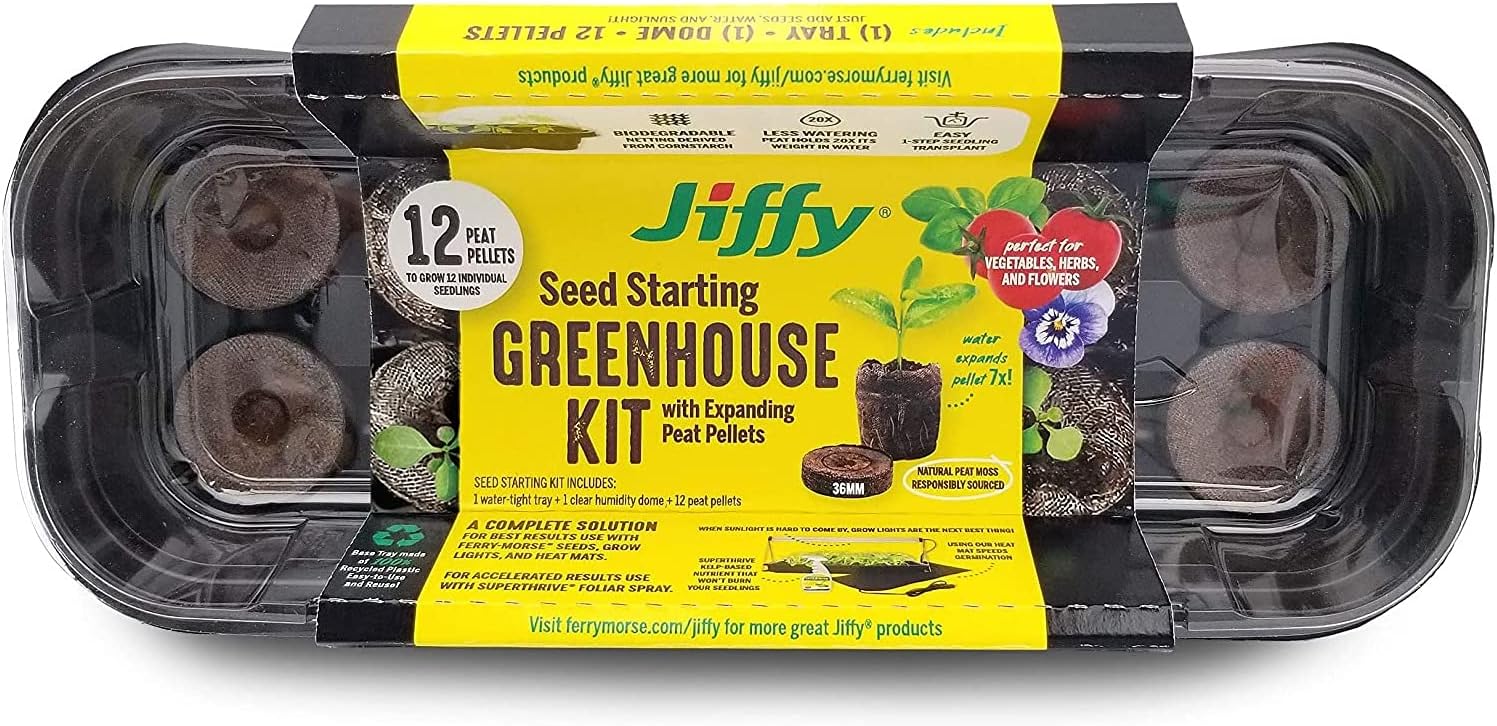 12 Cell Peat Pellets Seed Starting Kit L838886