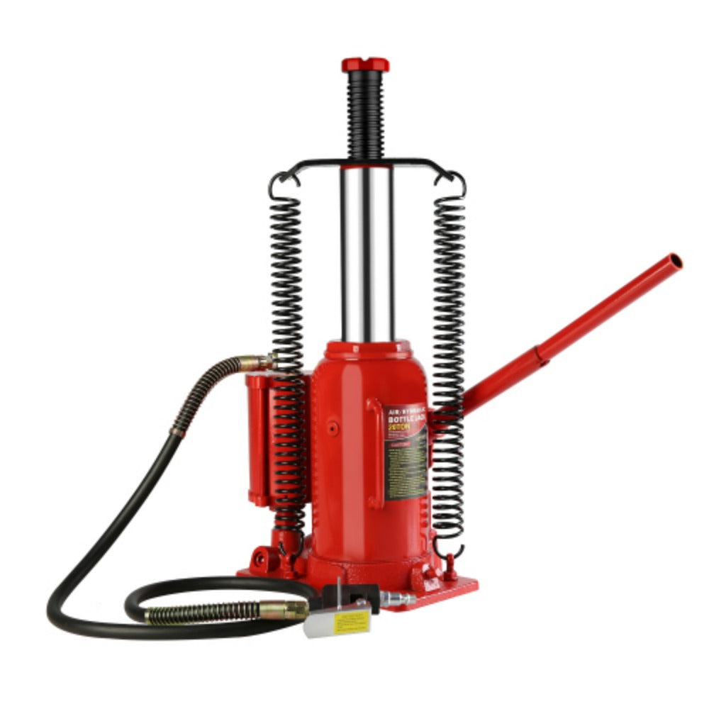 20 Ton Air Hydraulic Bottle Jack with Manual Hand Pump B7788