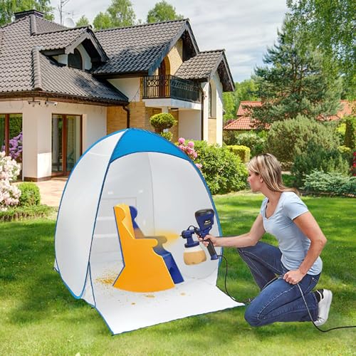 Portable Pop-up Paint Spray Booth Tent with Vents H8455