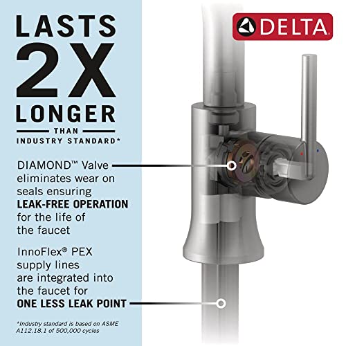 Brushed Nickel Single Hole Bathroom Faucet with Metal Push-Pop Drain Assembly A266
