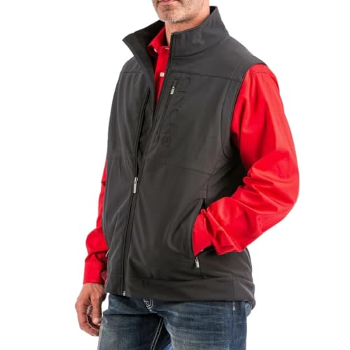 Men's Bonded Softshell Vest with Concealed Carry Pockets U12344