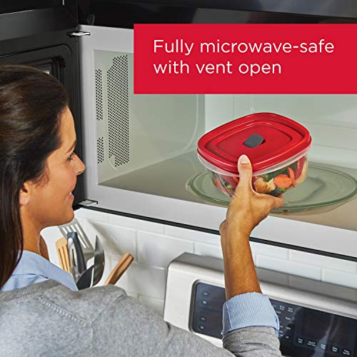 16-Piece Food Storage Containers with Lids (Red) C923