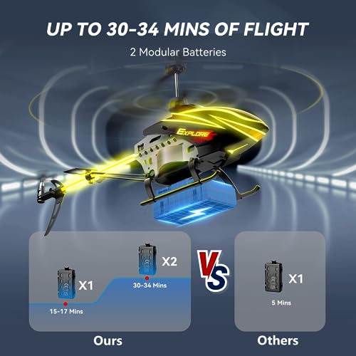 RC Helicopter with 30Mins Flight (2 Batteries) M606024