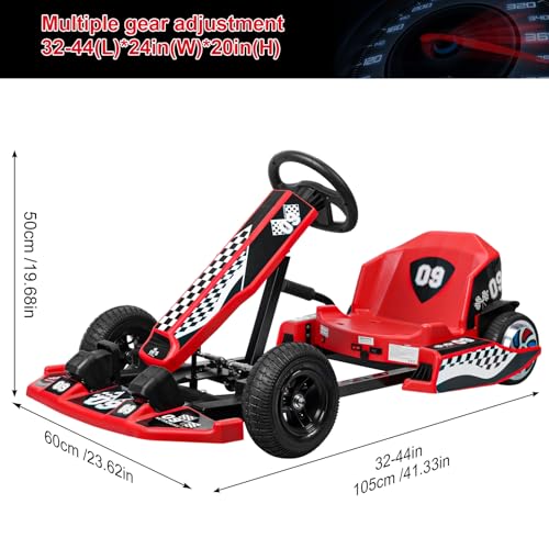 Black Electric Drift Kart P8159