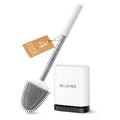Toilet Brush and Holder Set with Silicone Bristles Y696