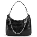 Crocodile Leather Crossbody Bag with Adjustable Straps K660454