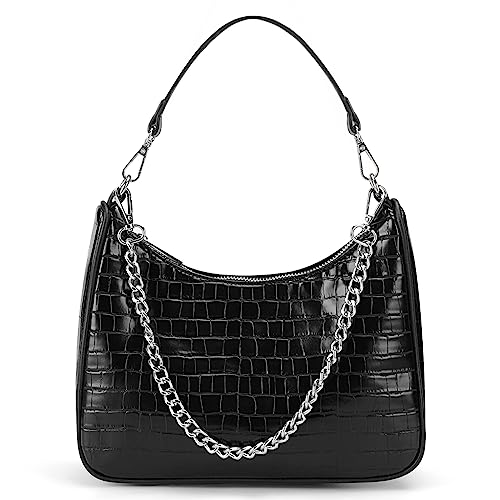 Crocodile Leather Crossbody Bag with Adjustable Straps K660454