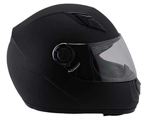 Matte Black Full Face Helmet Y12462