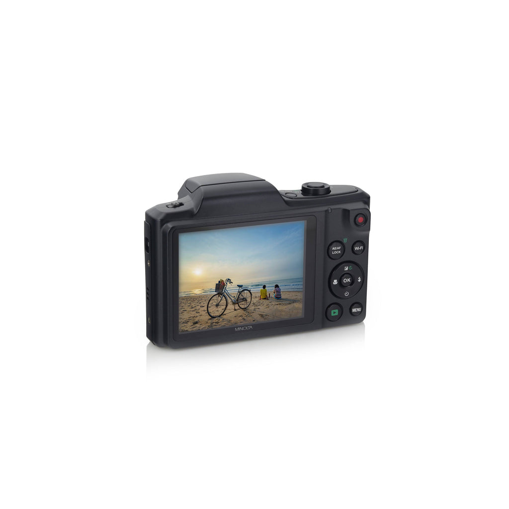 20.0-Megapixel 1080p Full HD Wi-Fi Digital Camera with 22x Zoom (Black) L13314