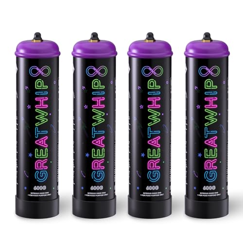 600g Whipped Cream Charger Cylinder Food Grade Pure Whip Cream Tank Cartridge 6 Cylinders R550
