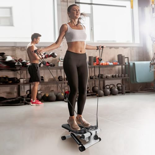 Mini Stepper with Resistance Bands and LCD Monitor M8321