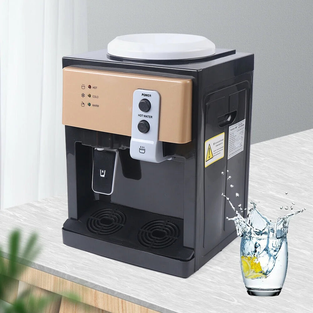 Countertop Water Cooler Dispenser Top Loading Electric Hot and Cold Water Machine W19804