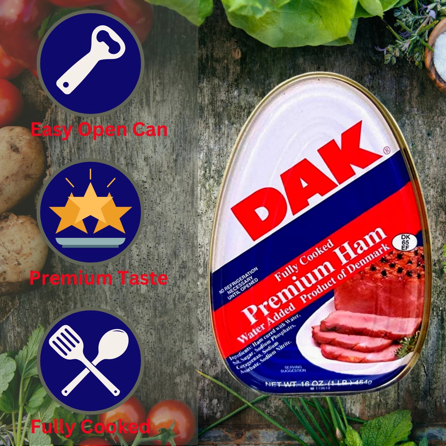 Canned Ham 16oz Pack of 2 W388