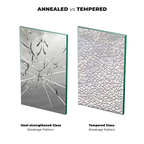 Rectangle Glass Table Top, 36 in x 72 in, Clear I640720