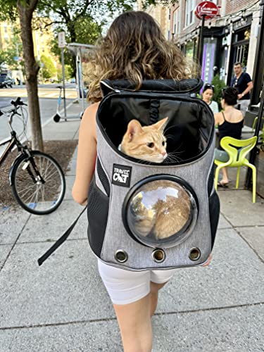 Airline Approved Cat Carrier Backpack with Space Capsule Bubble E566