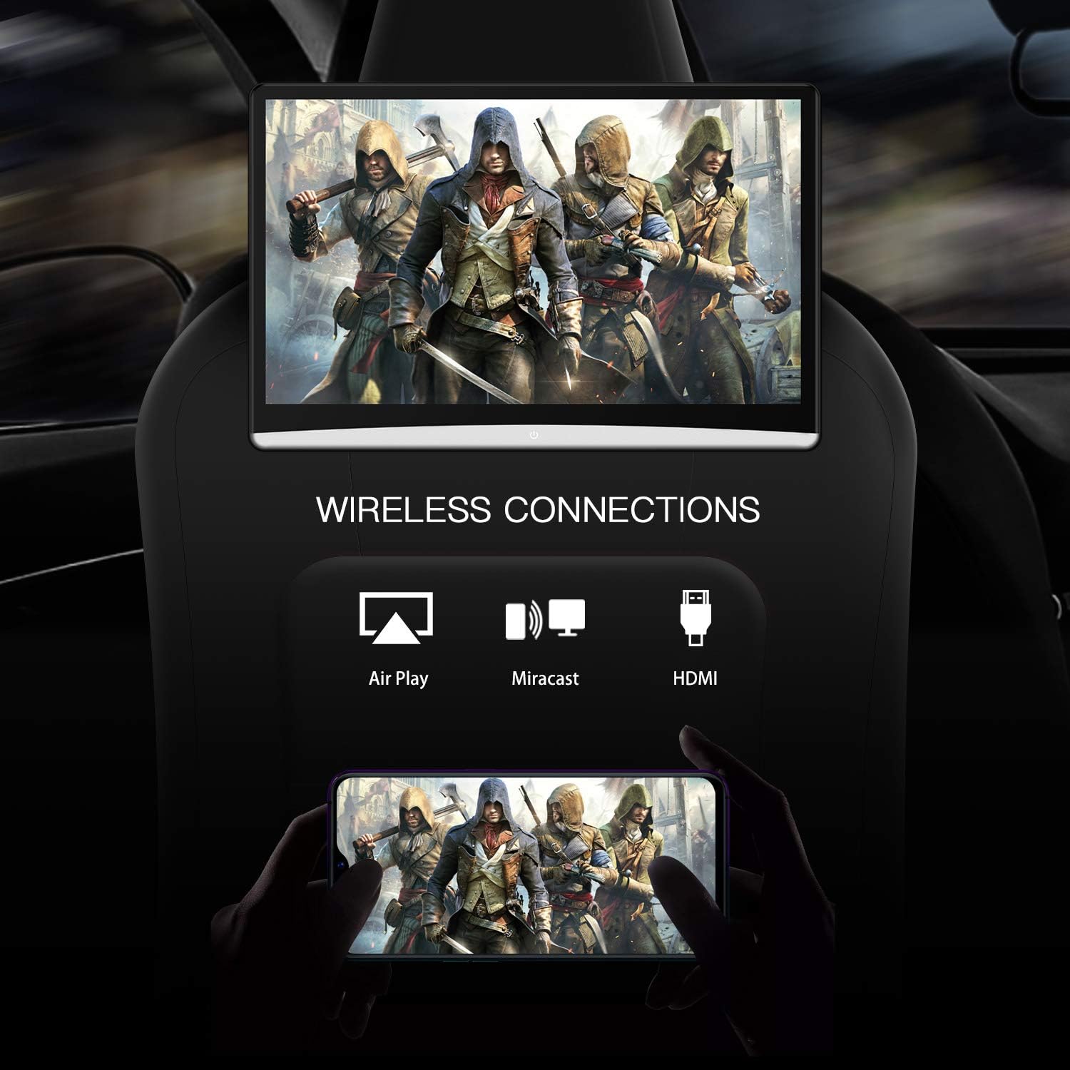 12.4" Touch Screen Car Monitor Tablet A3479