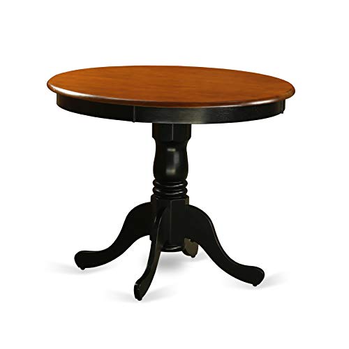 Black Hardwood Frame Dining Room Table and Dining Chairs Set of 2 K192253