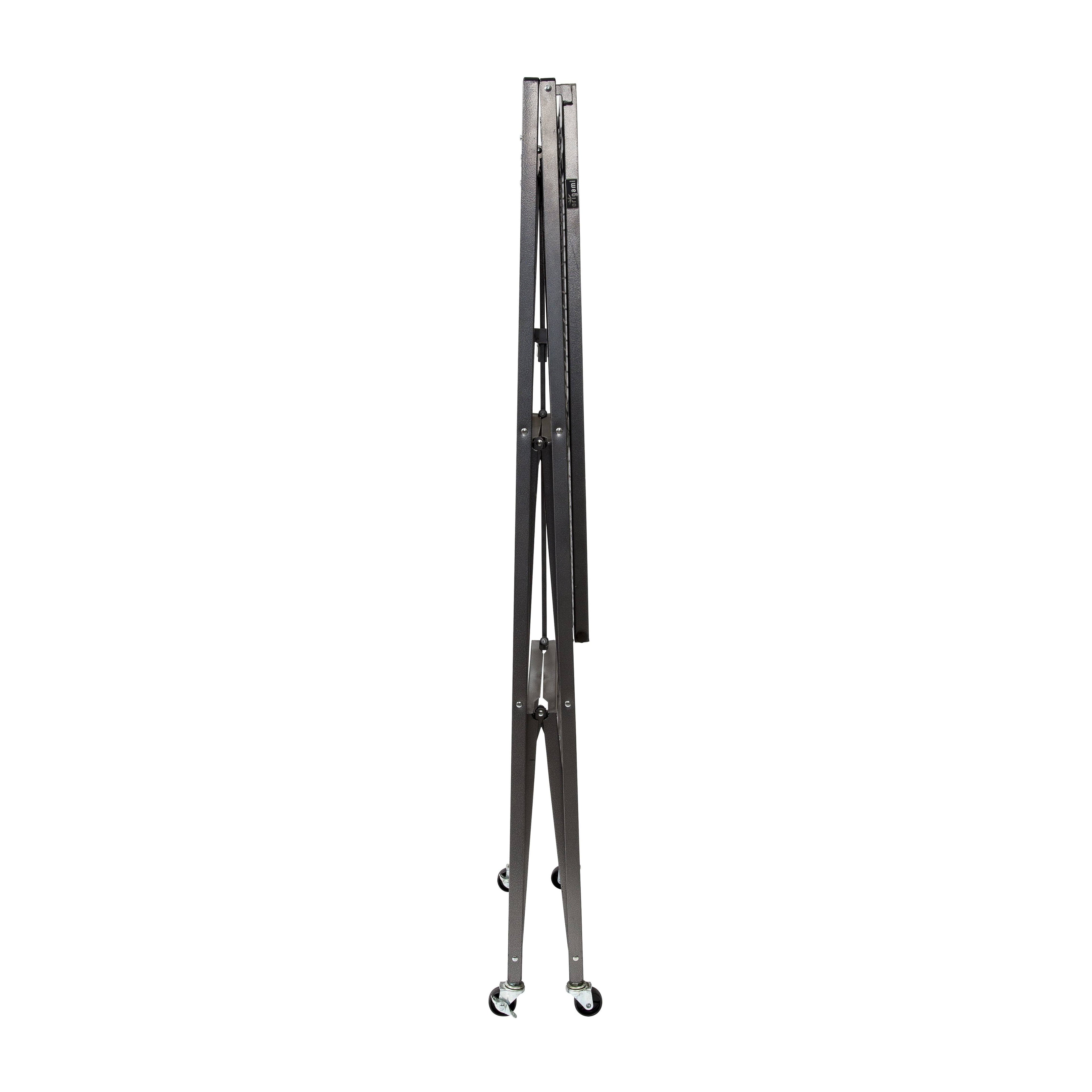 Large 4-Tier Heavy-Duty Rack with Casters Red B405