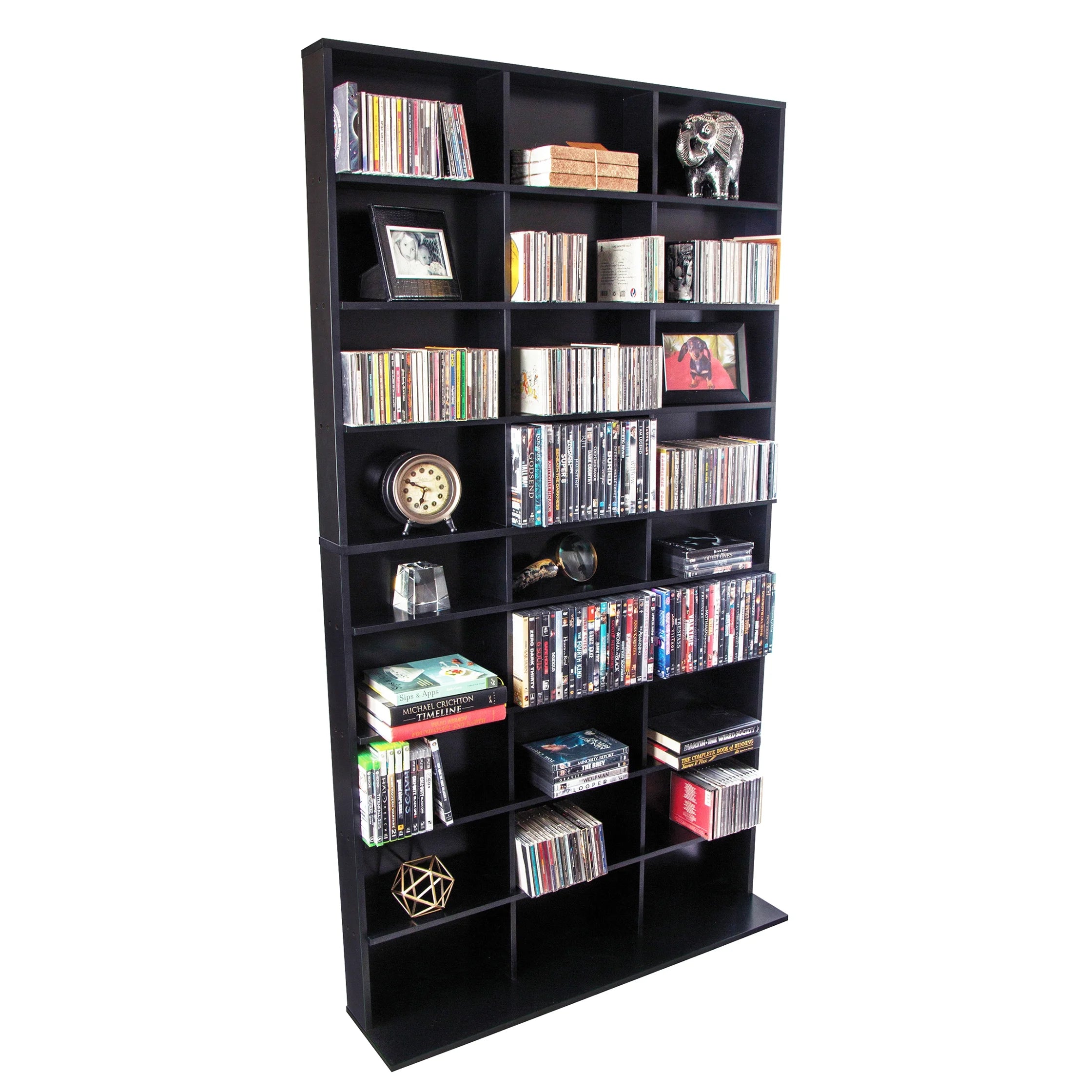 Black Media Storage Cabinet XL T7685