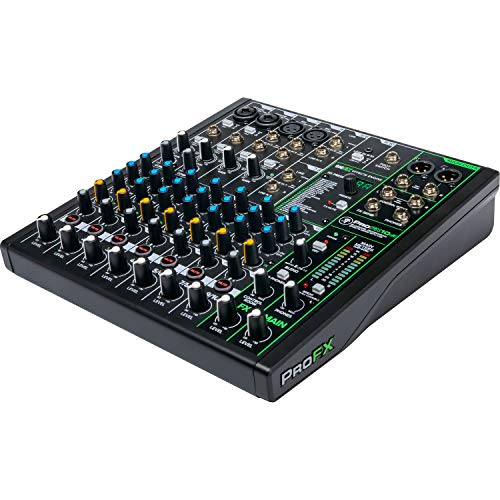 Battery-powered 10-channel Mixer with USB and Enhanced Effects N749267