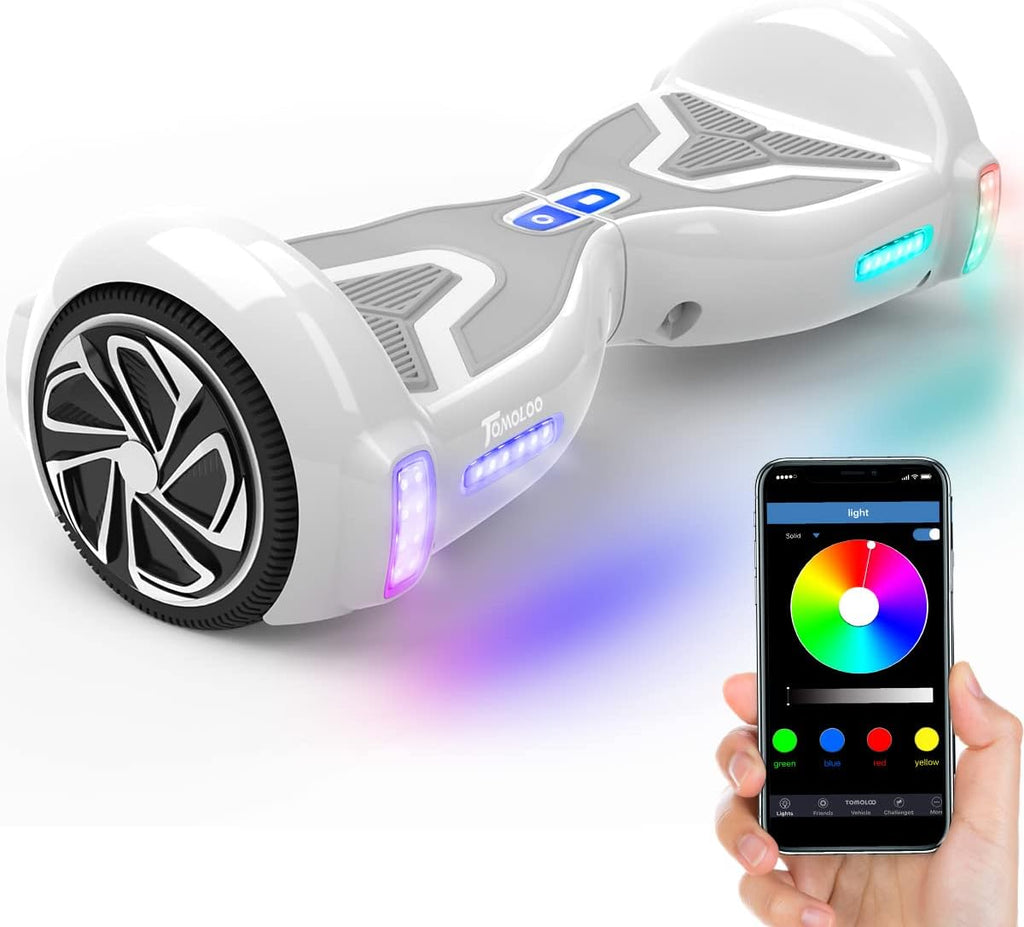 6.5" Wheel Self-Balancing Scooter with Bluetooth Speaker and LED Lights Q657
