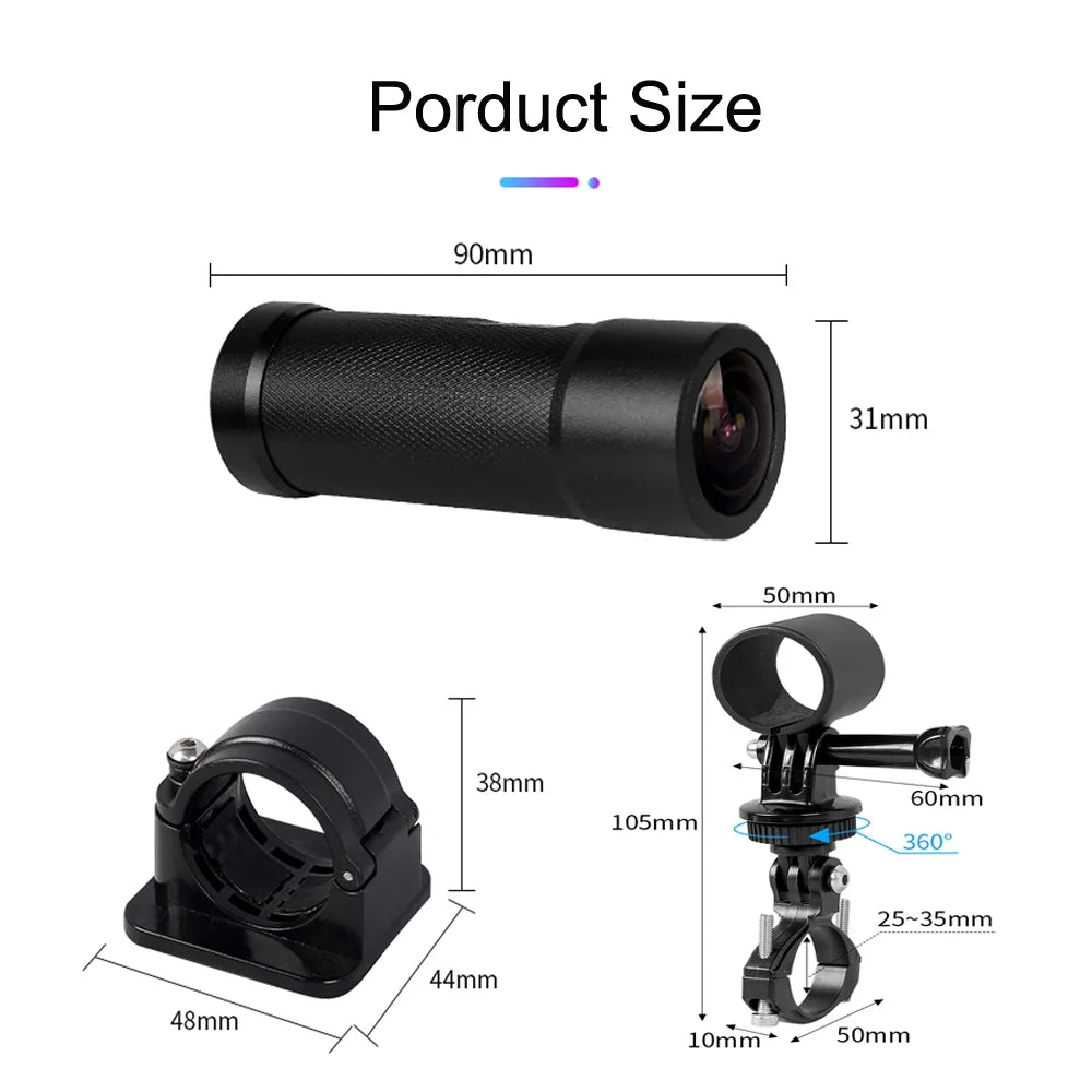 WiFi Helmet Camera HD 1080P Waterproof Portable 150° Wide Angle Night Vision Action Camera G37054